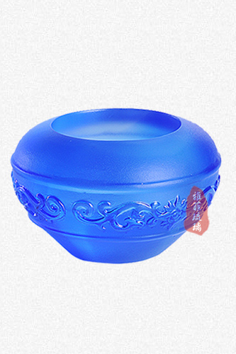 七星琉璃烛台灯座