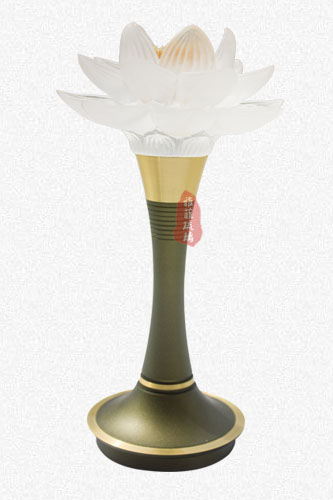 铜琉莲花灯(青铜色)