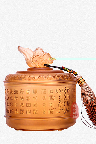 百福茶叶罐(琉璃款)